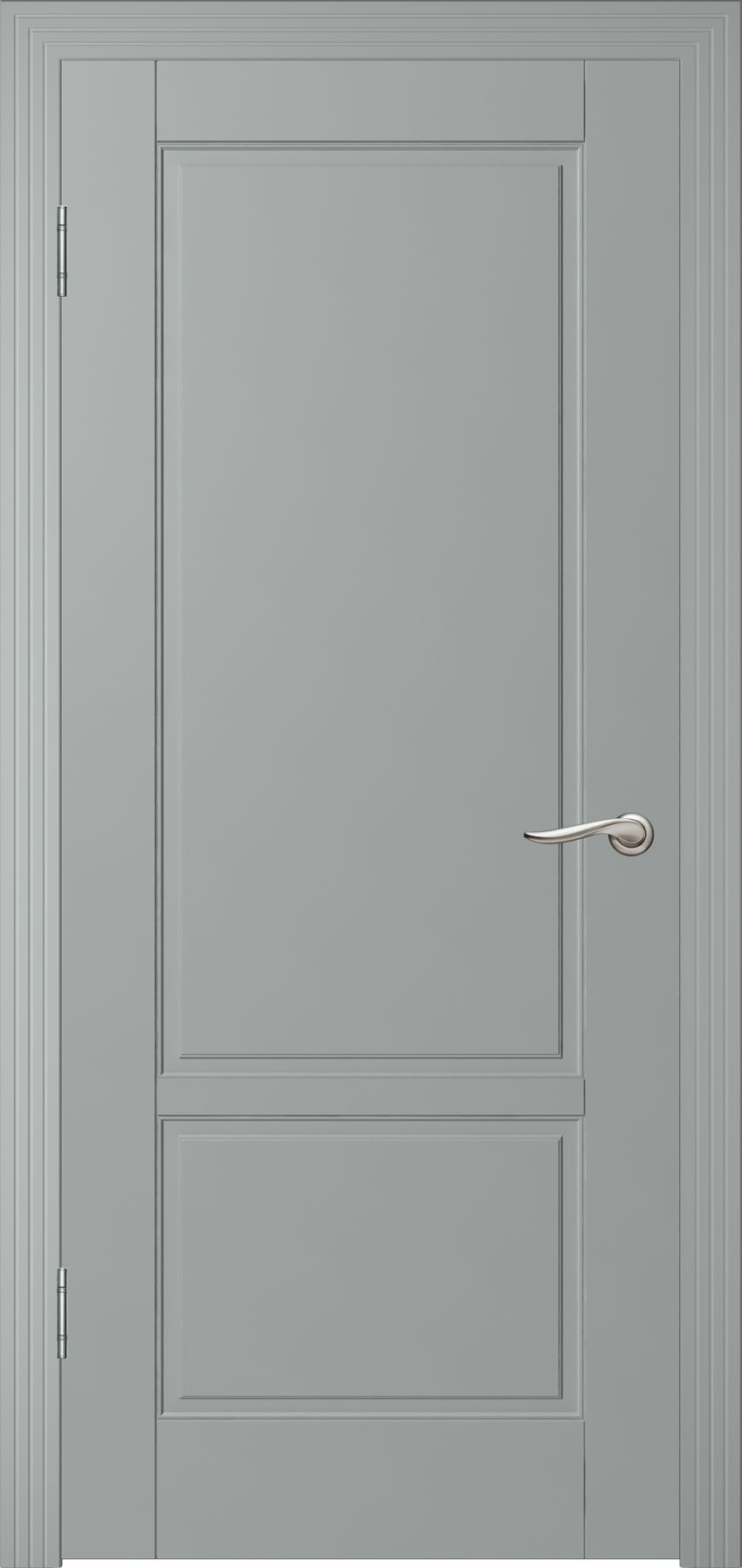 Ульяновская дверь межкомнатная Скай-2 ДГ, Эмаль серая