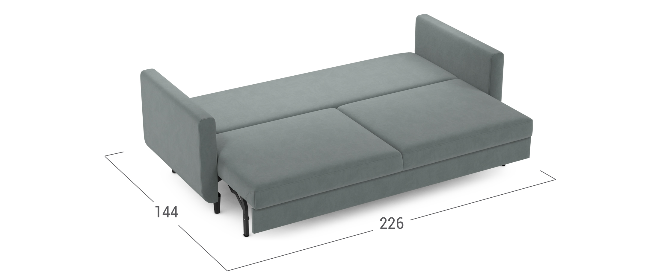 Купить Диван Прямой Пантограф Механизм Тик-Так |МСК 141| в Москве ...