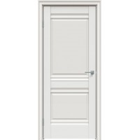 Межкомнатная дверь экошпон 625 ДГ, Белоснежно матовый