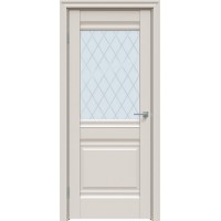 Межкомнатная дверь экошпон 626 ДО ромб, Лайт Грей