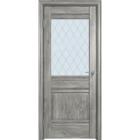 Межкомнатная дверь экошпон 626 ДО, Дуб винчестер серый