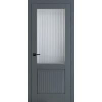 Дверь PSC-57 Графит со стеклом