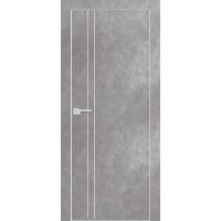 Дверь PX-20 AL кромка с 4-х сторон. Серый бетон ПГ