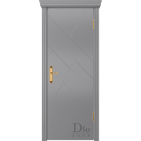 Dio Door Дверь АБСТРАКЦИЯ 1 Эмаль маренго Ral (7004), глухая