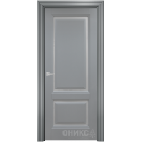 Дверь Оникс Бристоль эмаль RAL 7040 сатинат бел.