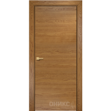 Каталог,Дверь Оникс Шпонированное (горизонт. шпон) дуб золотистый глухая