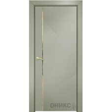 Каталог,Дверь Оникс Нова эмаль RAL 7038 молдинг золото, глухая