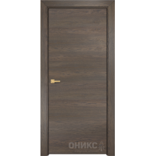 Каталог,Дверь Оникс Шпонированное (горизонт. шпон) Дуб античный, глухая