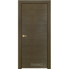Каталог,Дверь Оникс Шпонированное (горизонт. шпон) Олива, глухая