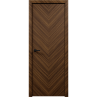 Межкомнатная дверь Шале цвет Шпон натуральный, диагональ покрытие ПВХ-шпон