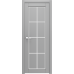 Дверь Межкомнатная Микс 1 Софт серый, Эмаль белая, глухая