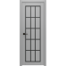 Дверь Межкомнатная Микс 2 Софт серый, Эмаль Черный янтарь, глухая