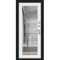 Дверь Титан Мск - Флэш, Букле черное/ Off-white