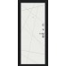 Дверь Титан Мск - Граффити-5, Букле черное/Super White
