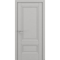 Межкомнатная дверь Турин В3 ДГ, Экошпон, матовый серый