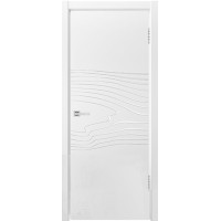 Ульяновские двери, Гринвуд-2 ДГ, эмаль белая патина серебро