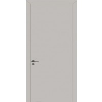 Межкомнатная дверь Квалитет К7 ДГ гладкая, экошпон, серый матовый