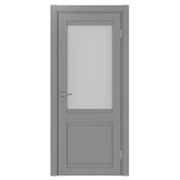 Дверь межкомнатная Турин-502.21U ДО сатин, Дуб серый