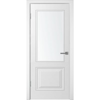 Ульяновская дверь межкомнатная Нео-2 ДО, Эмаль белая