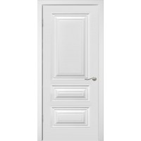 Ульяновская дверь межкомнатная Симпл-3 ДГ, Эмаль белая
