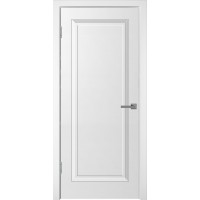 Ульяновская дверь межкомнатная УНО-1 ДГ, Эмаль белая