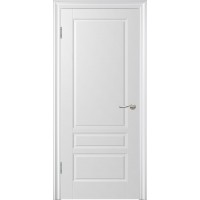 Ульяновская дверь межкомнатная Скай-3 ДГ, Эмаль белая