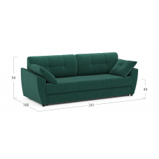 Мебель,Диван прямой Еврокнижка |МСК  051|