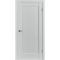 Межкомнатная дверь Emalex 1 ДГ, стальной белый
