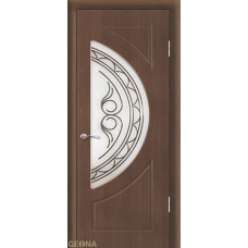 Каталог,Дверь Геона Сфера, ДО, Орех седой темный