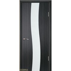 Каталог,Дверь Геона Эксклюзив, ДО Триплекс белый, Венге полосатый