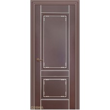 Каталог,Дверь Геона Мадрид, ДГ, эмаль Коричневая патина серебряная