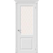 Каталог,Дверь межкомнатная Скинни-13 ПО White Сrystal, Whitey