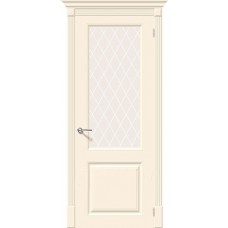 Каталог,Дверь межкомнатная Скинни-13 ПО White Сrystal, Cream