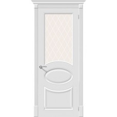 Каталог,Дверь межкомнатная Скинни-21 ПО White Сrystal, Whitey