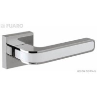 Ручка раздельная FUARO NEO DM CP/WH-19 хром/белый