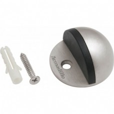 Фурнитура,Упор дверной Armadillo напольный DH003ZA SN Матовый никель