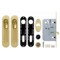 Набор для раздвижных дверей Armadillo SH011-BK SG-1 Матовое золото