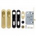 Набор для раздвижных дверей Armadillo SH011-BK SG-1 Матовое золото