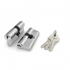Цилиндровый механизм Fuaro 100 CA 65 mm (25 10 30) CP хром 3 кл. Фурнитура,Цилиндровый механизм Fuaro 100 CA 65 mm (25 10 30) CP хром 3 кл.