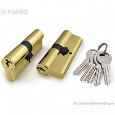 Цилиндровый механизм Fuaro 100 CA 80 mm (35 10 35) PB латунь 5 кл. Фурнитура,Цилиндровый механизм Fuaro 100 CA 80 mm (35 10 35) PB латунь 5 кл.