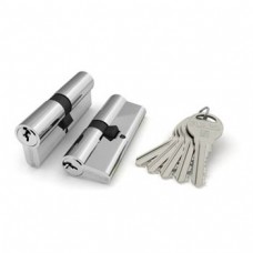 Цилиндровый механизм Fuaro R300/70 mm (30 10 30) CP хром 5 кл. Фурнитура,Цилиндровый механизм Fuaro R300/70 mm (30 10 30) CP хром 5 кл.
