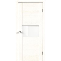 Дверь Velldoris, Modern 1, Лакобель белое, экошпон, ясень белый