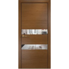 Каталог,Дверь Оникс Лайн, с зеркалом, Орех