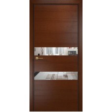 Каталог,Дверь Оникс Лайн, с зеркалом, Красное дерево