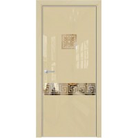 Дверь Оникс Арт, Lacobel RAL 1015 по зеркалу, рисунок 21.1