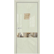 Каталог,Дверь Оникс Арт, Lacobel RAL 1013 по зеркалу, рисунок 21.1