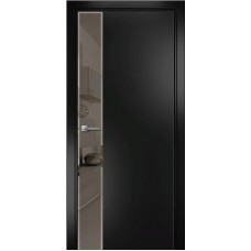 Каталог,Оникс Сеул с зеркалом, с алюминиевой кромкой, эмаль черная