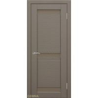 Дверь Геона L-19, Сатинат бронзовый, ПВХ-шпон, Софт капучино
