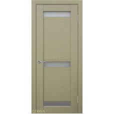 Межкомнатные двери,Дверь Геона L-19 Сатинат светлый, ПВХ-шпон, Софт фисташка