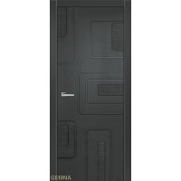 Дверь Геона Modern Z-8 ПГ, ПВХ-шпон, Софт блэк